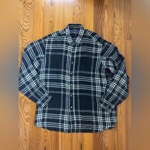 Ralph Lauren Purple Label Button-Up Linen Shirt